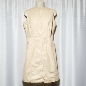Eddie Bauer Safari Cotton Stretch Mini Dress Women's (6)